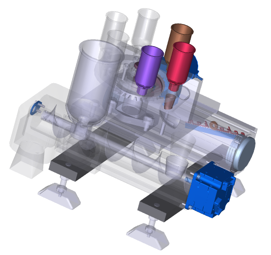 原料混合装置设备3D模型